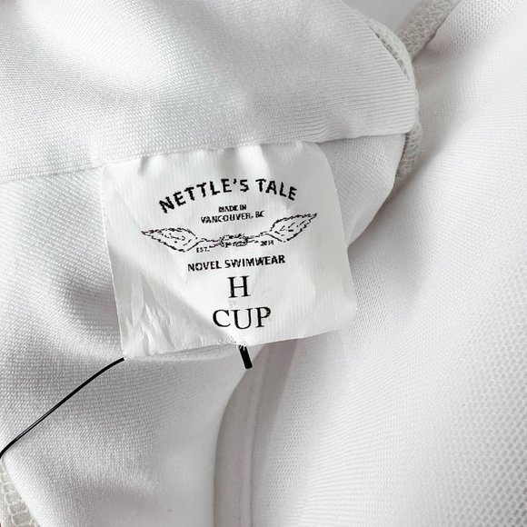 NEW Anthropologie Nettle's Tale "The Alicia Top" Underwire Support White H-Cup - Picture 5 of 12